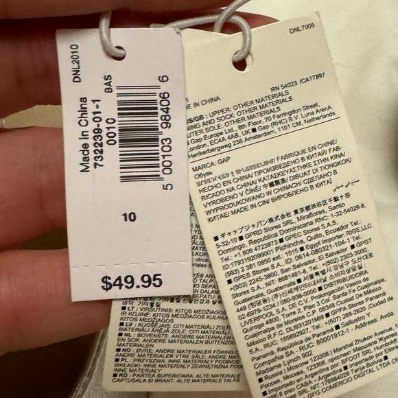 Gap Silver Ballet Flats- size 10 - Picture 5 of 5